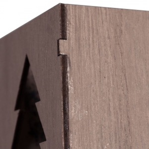 Подсвечник Wood, с изображением елочки