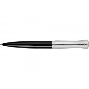 Ручка шариковая Ungaro модель Ovieto в футляре, черный/серебристый