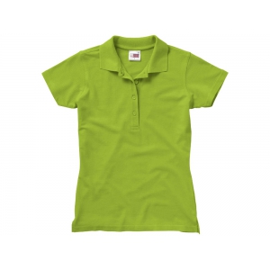 Рубашка поло First женская, зеленое яблоко
