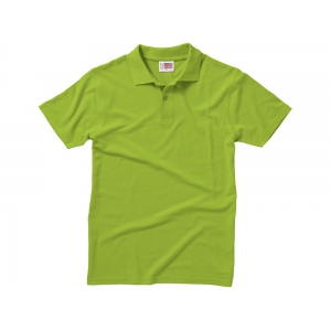 Рубашка поло First мужская, зеленое яблоко