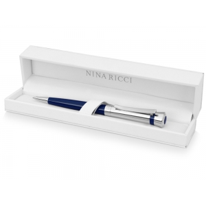Ручка шариковая Nina Ricci модель Legende Blue, синий/серебристый