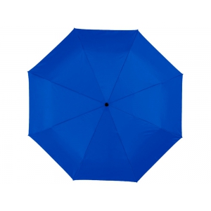 Зонт Alex трехсекционный автоматический 21,5, ярко-синий