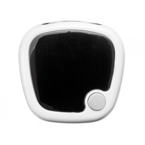 Трекинговый шагомер с экраном LCD Trackfast, белый/черный