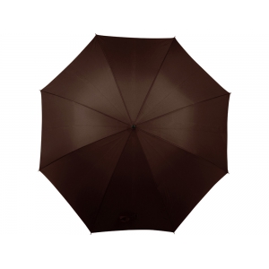 Зонт-трость полуавтоматический, коричневый