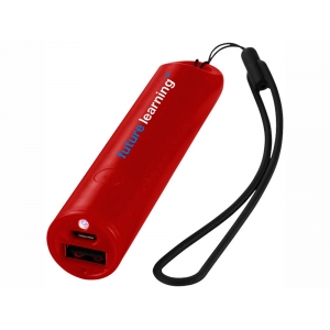 Портативное зарядное устройство Beam, 2200 мА/ч, красный