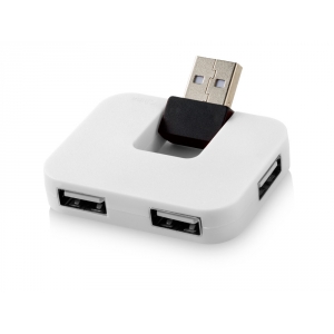 USB Hub Gaia на 4 порта, белый