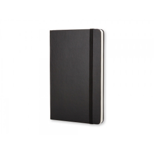 Записная книжка Moleskine Classic (нелинованный) в твердой обложке, Pocket (9x14см), черный