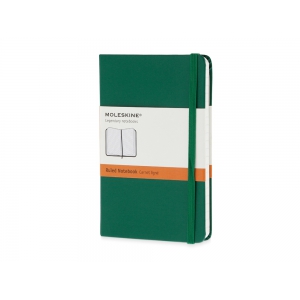 Записная книжка Moleskine Classic (в линейку) в твердой обложке, Pocket (9x14см), зеленый