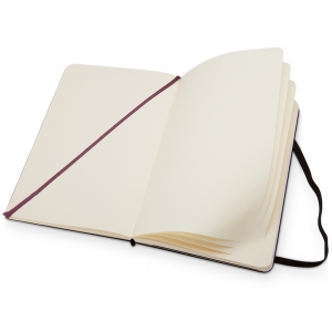 Записная книжка Moleskine Classic (нелинованный) в твердой обложке, Large (13х21см), черный