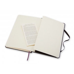 Записная книжка Moleskine Classic (в линейку) в твердой обложке, Large (13х21см), черный