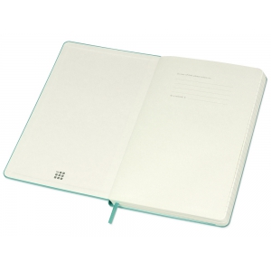 Записная книжка Moleskine Classic (в линейку) в твердой обложке, Large (13х21см), морская волна