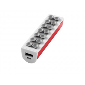 Портативное зарядное устройство Stuck on You, 2200 mAh, красный