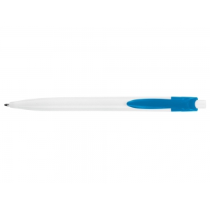 Ручка шариковая Какаду, белый/голубой