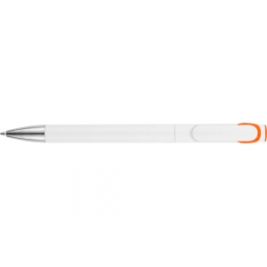 Ручка шариковая Локи, белый/оранжевый