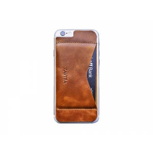 Кошелек-накладка на iPhone 6/6s, коричневый