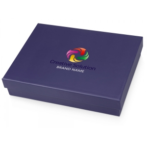 Подарочная коробка Corners средняя, синий