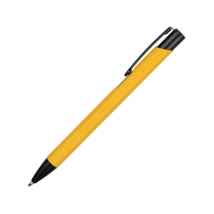 Ручка металлическая шариковая Crepa, желтый/черный