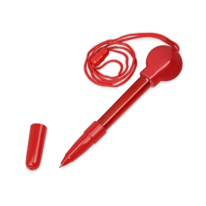 Ручка шариковая с мыльными пузырями, красный