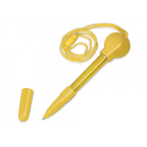 Ручка шариковая с мыльными пузырями, желтый