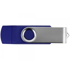 USB/micro USB-флешка 2.0 на 16 Гб Квебек OTG, синий