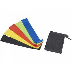 Набор спортивных резинок Crane, черный