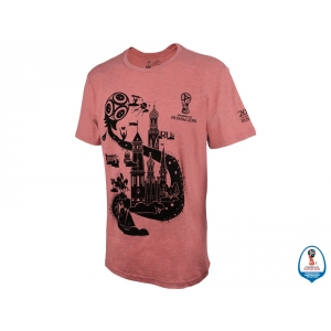 Футболка 2018 FIFA World Cup Russia™ мужская, розовый