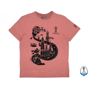 Футболка 2018 FIFA World Cup Russia™ мужская, розовый