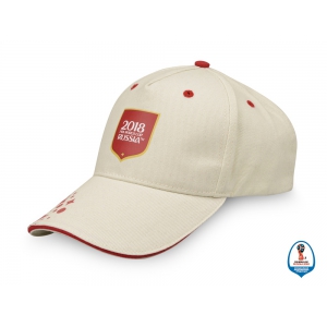 Бейсболка 2018 FIFA World Cup Russia™, бежевый/красный