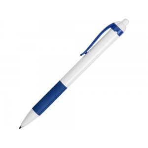 Ручка пластиковая шариковая Centric, белый/синий