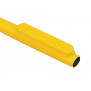 Ручка пластиковая шариковая Umbo, желтый/черный