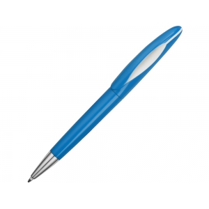 Ручка пластиковая шариковая Chink, голубой/белый