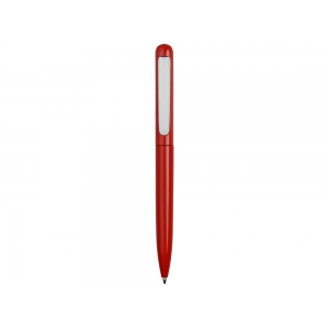 Ручка металлическая шариковая Skate, красный/серебристый