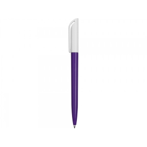 Ручка пластиковая шариковая Миллениум Color BRL, фиолетовый/белый