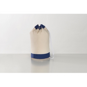 Рюкзак-мешок Indiana хлопковый, 180гр, натуральны/синий