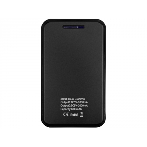Портативное зарядное устройство Солар, 6000 mAh