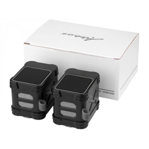 Водонепроницаемые колонки Bond с функцией Bluetooth® для использования на открытом воздухе, черный