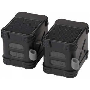 Водонепроницаемые колонки Bond с функцией Bluetooth® для использования на открытом воздухе, черный