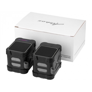 Водонепроницаемые колонки Bond с функцией Bluetooth® для использования на открытом воздухе, черный