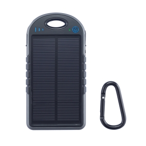 Влагонепроницаемое зарядное устройство Swiss Peak на солнечной батарее, 2000 mAh