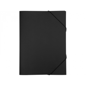 Папка формата А4 с резинкой, черный
