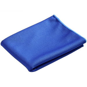 Охлаждающее полотенце Peter в сетчатом мешочке, синий