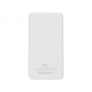 Портативное зарядное устройство Reserve с USB Type-C, 5000 mAh, белый