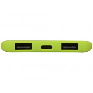Портативное зарядное устройство Reserve с USB Type-C, 5000 mAh, зеленое яблоко