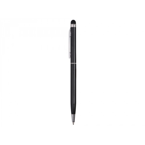 Ручка-стилус металлическая шариковая Jucy черный