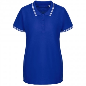 Рубашка поло женская Virma Stripes Lady, ярко-синяя, размер XL