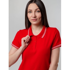 Рубашка поло женская Virma Stripes Lady, красная