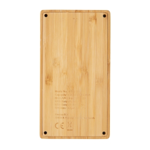 Экологичный внешний аккумулятор Bamboo, 4000 mAh