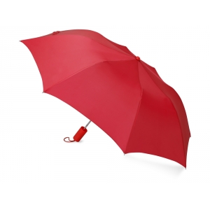 Зонт складной Tulsa, полуавтоматический, 2 сложения, с чехлом, красный (Р)