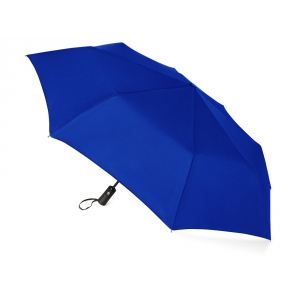 Зонт складной Ontario, автоматический, 3 сложения, с чехлом, темно-синий (Р)