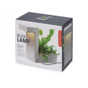 Настольная лампа из бетона Blok Lamp